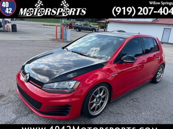 VOLKSWAGEN GOLF GTI 2016 3VW447AUXGM040817 image